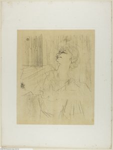 Yvette Guilbert—À Ménilmontant de Bruant, de Yvette Guilbert - Henri de Toulouse Lautrec