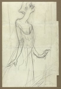 Yvette Guilbert chantant - Henri de Toulouse Lautrec