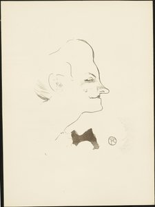 Yvette Guilbert, from Le Café-Concert - Henri de Toulouse Lautrec