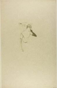 Yvette Guilbert, en Colombine à Pierrot - Henri de Toulouse Lautrec