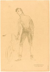 Zimmerman et sa machine, 1895 - Henri de Toulouse Lautrec