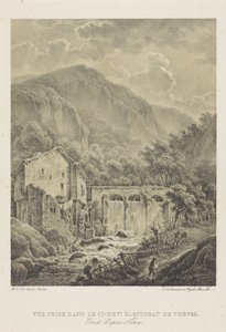 Paysage montagneux avec moulin à eau près de Trèves