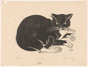 Chat - Henri van der Stok (signed by artist)