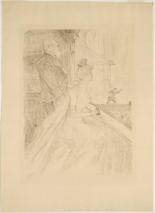 La Loge : Une représentation de Faust - Henri de Toulouse Lautrec