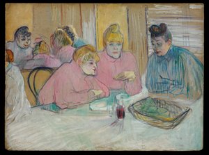 Les Dames dans la salle à manger - Henri de Toulouse Lautrec