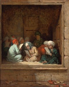Une salle de classe turque, 1870 - Henriette Browne