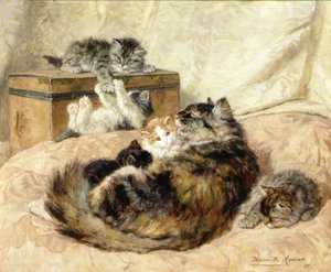 Soins maternels - Henriëtte Ronner Knip
