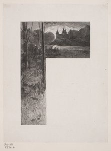 Danois : Illustration pour Christian Winther, "The Flight of the Deer" (Le vol du cerf) - Henrik Bornemann