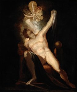 Le Paradis perdu de John Milton, Satan et la naissance du péché (Livre II, 746-758), Peinture n° 6 de la Galerie Milton