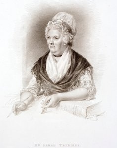 Sarah Trimmer, auteure britannique de livres pour enfants (gravure) - Henry (after) Howard