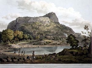 Riacotta dans le Baramahal, planche XII, gravée par Daniel Havell - Henry (after) Salt