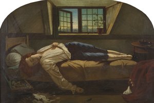 La Mort de Chatterton - Henry (after) Wallis