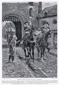 Henri jette le manteau de Becket à un mendiant AD1117, années 1920 - Henry A. Payne