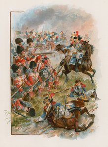 Place des 42e Highlanders chargée par les cuirassiers français à Quatre Bras, 16 juin 1815 - Henry A. Payne