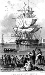 Le Navire de condamnés, vers 1820 - Henry Adlard
