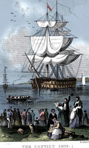 Le Navire des Forçats, vers 1820 - Henry Adlard
