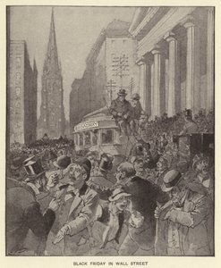 Vendredi noir à Wall Street - Henry Alexander (after) Ogden