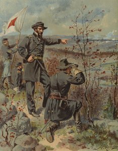 Le général Sherman à Kenesaw Mountain, Géorgie, guerre civile américaine, 4 octobre 1864 - Henry Alexander (after) Ogden