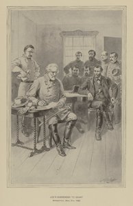 Reddition de Lee à Grant, Appomattox, Virginie, 9 avril 1865 - Henry Alexander (after) Ogden