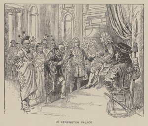 Réception des Indiens Creek par le roi George II au palais de Kensington - Henry Alexander (after) Ogden