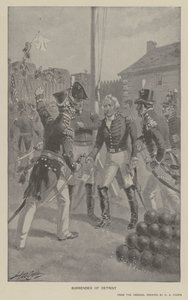 Reddition de Détroit - Henry Alexander (after) Ogden