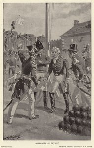 Reddition de Détroit - Henry Alexander (after) Ogden