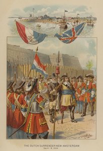 La reddition néerlandaise de New Amsterdam, 8 septembre 1664 - Henry Alexander (after) Ogden