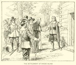 La colonisation de Rhode Island - Henry Alexander (after) Ogden