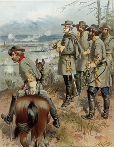 Gén. Robt. E. Lee à Fredericksburg, 13 décembre 1862, pub. 1900 - Henry Alexander Ogden