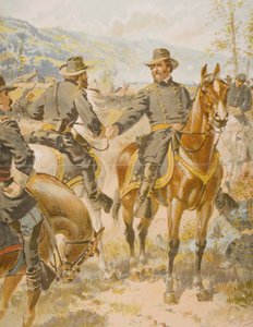 Général George Henry Thomas (1816-70) à la bataille de Chickamauga, 20 septembre 1863 - Henry Alexander Ogden