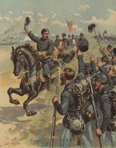 Le général McClellan à la bataille d
