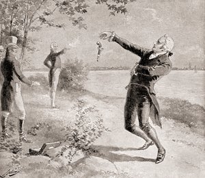 Le duel Burr-Hamilton le 11 juillet 1804, tiré de L