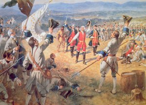 La Victoire des troupes de Montcalm à Carillon - Henry Alexander Ogden