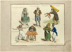 Plaque des illustrations aux chansons populaires - Henry Alken