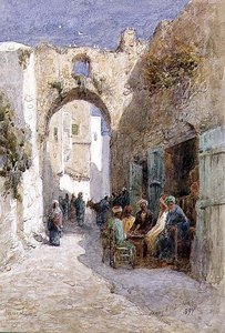 Une rue tranquille, Jérusalem - Henry Andrew Harper