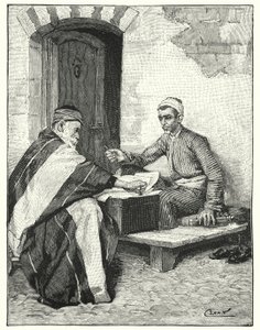 Un écrivain oriental scellant une lettre - Henry Andrew Harper