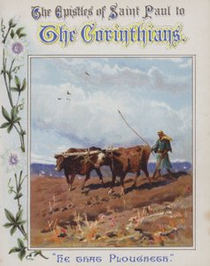 Celui qui laboure (chromolithographie) - Henry Andrew Harper