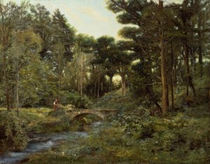 Paysage boisé - Henry Arthur Bonnefoy