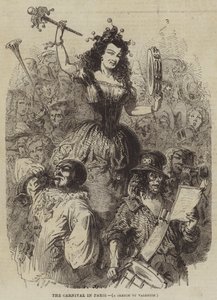 Le carnaval à Paris - Henry Augustin Valentin