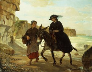 Le touriste et la pêcheuse