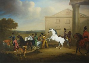 Les chevaux persans de George IV, Henry B Chalon - Henry Bernard Chalon
