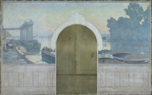 Esquisse pour la salle des mariages de la mairie d