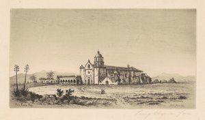 Mission San Luis Rey de Francia - Henry Chapman Ford