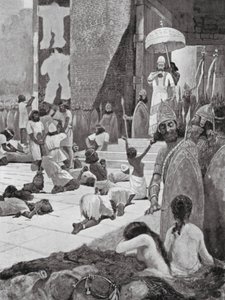 Ashur-nasir-pal et ses prisonniers de guerre - Henry Charles Seppings Wright