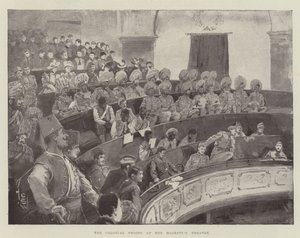 Les troupes coloniales au théâtre de Sa Majesté