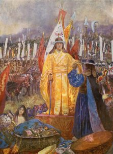 Le Grand Maréchal proclamé Empereur sur le champ de bataille - Henry Charles Seppings Wright