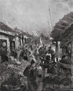 Le Pillage de Pékin par le rebelle Li - Henry Charles Seppings Wright