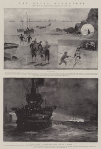 Les manœuvres navales - Henry Charles Seppings Wright