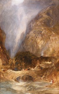 Le Pont Romain - Henry Clarence Whaite