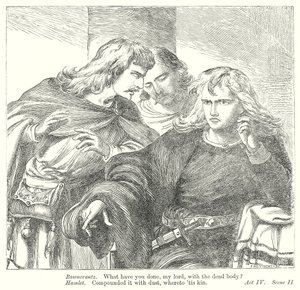 Hamlet (gravure) - Henry Courtney (after) Selous